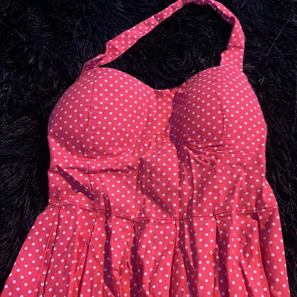 !!! SOLD!!! NOBO Red And white polka dot dress - Picture 7 of 9